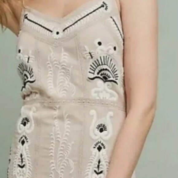 Maeve Dresses & Skirts - Maeve Embroidered Slip Dress